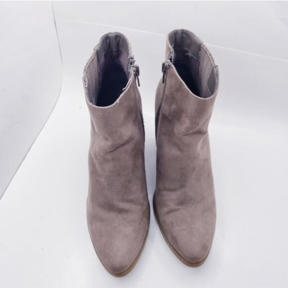 Madden Girl Taupe Shaakerr Faux Suede Leather Ankle Boots Women's Size 6.5 - Picture 8 of 14